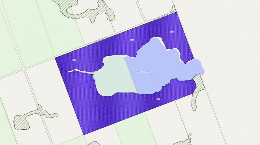 Zoning Map of Keiller Lake in Municipality of Magnetawan and the District of Parry Sound